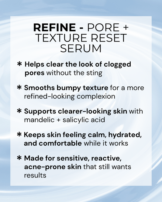 REFINE - Pore + Texture Reset Serum (Acne-Prone + Clogged Pores)