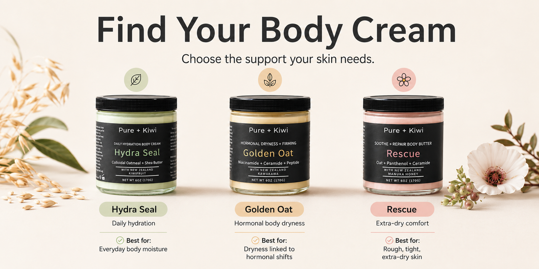 Find Your Body Cream: Hydra Seal vs Rescue vs Golden Oat
