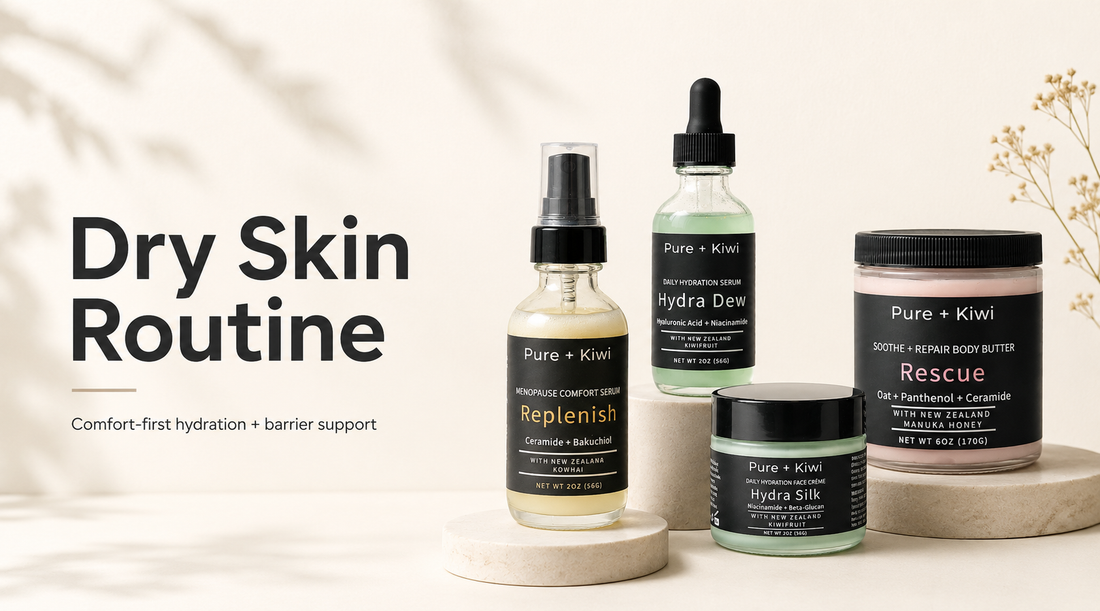 Dry, tight skin doesn’t always need more.