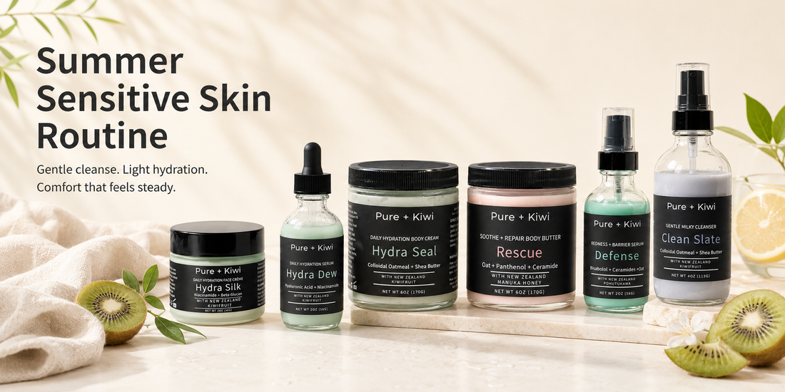 Summer Sensitive Skin Routine