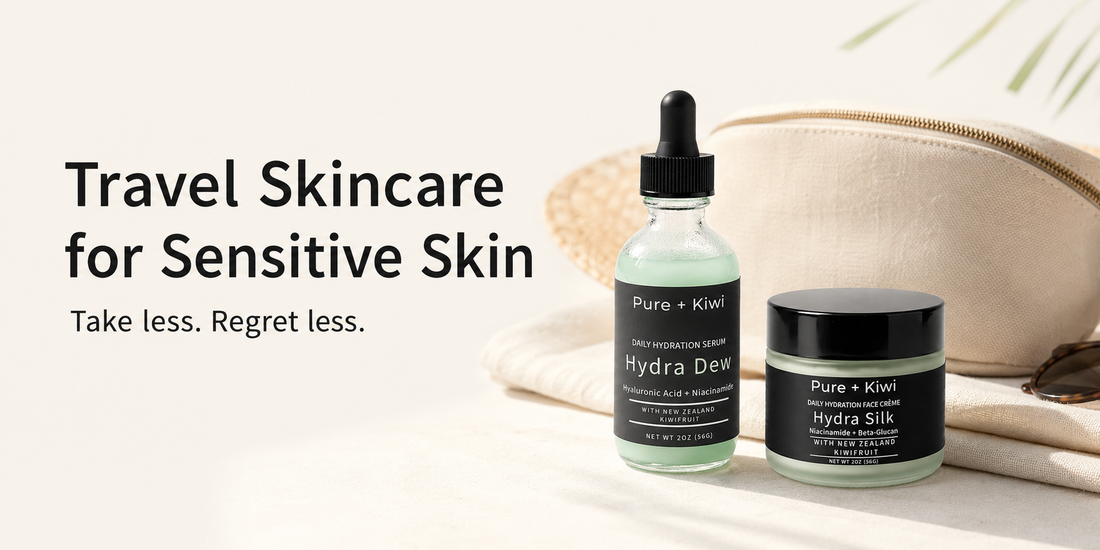 Travel Skincare for Sensitive Skin: Pack Less, Regret Less