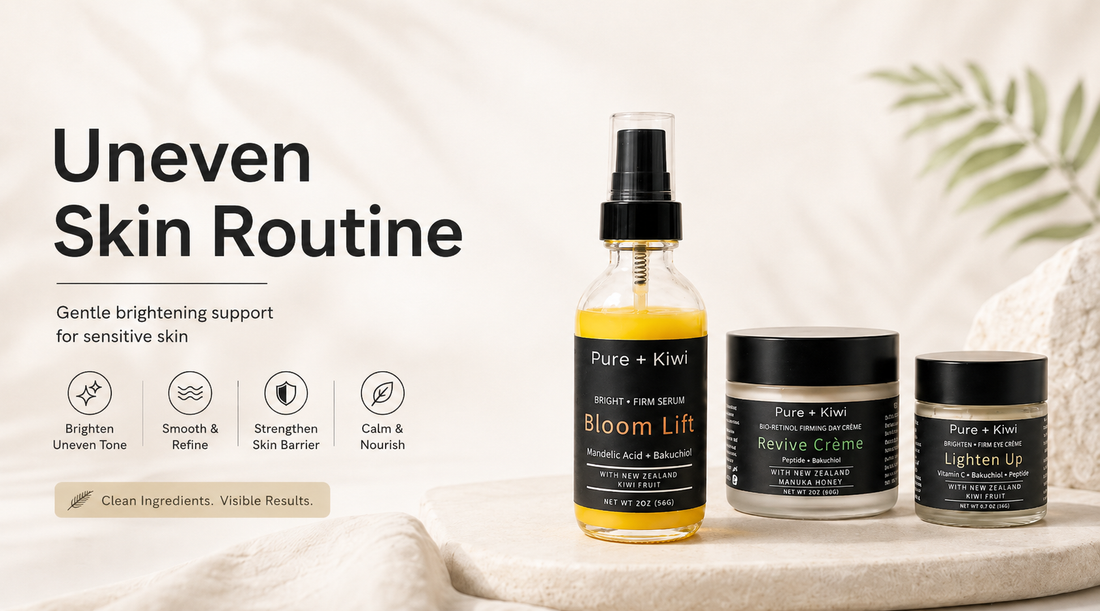 Uneven-looking skin doesn’t need a harsh reset.