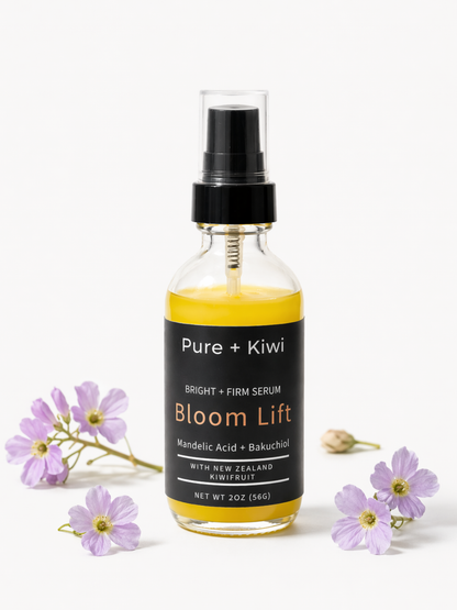 BLOOM LIFT – Brighten + Firm Serum (Sensitive-Skin Safe)