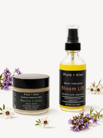 Brighten + Firm Essentials – Bakuchiol + Gentle Vitamin C