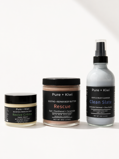 Sensitive Skin Starter Set (Cleanse + Moisturize + Soothe)