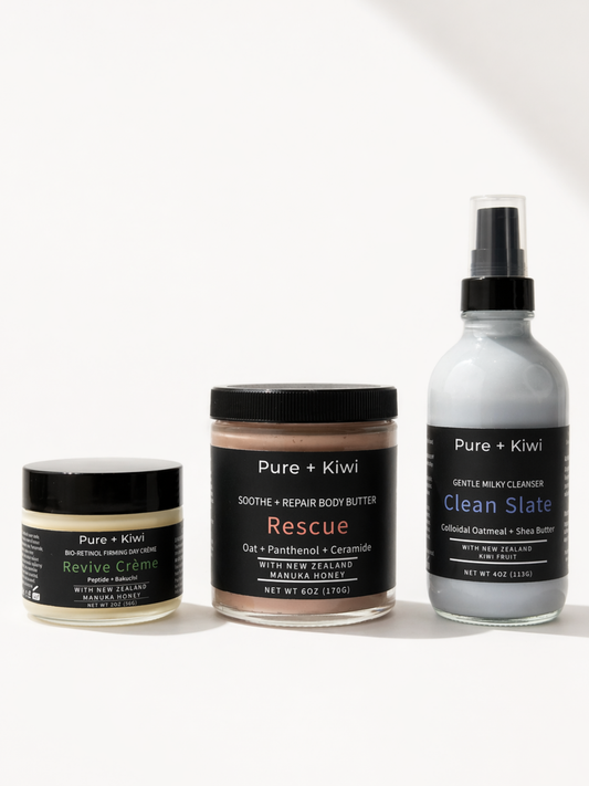 Sensitive Skin Starter Set (Cleanse + Moisturize + Soothe)