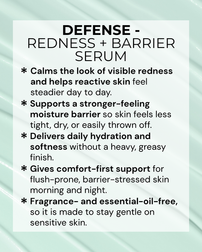 Redness + Barrier Recovery Duo (Rosacea-Prone Skin)