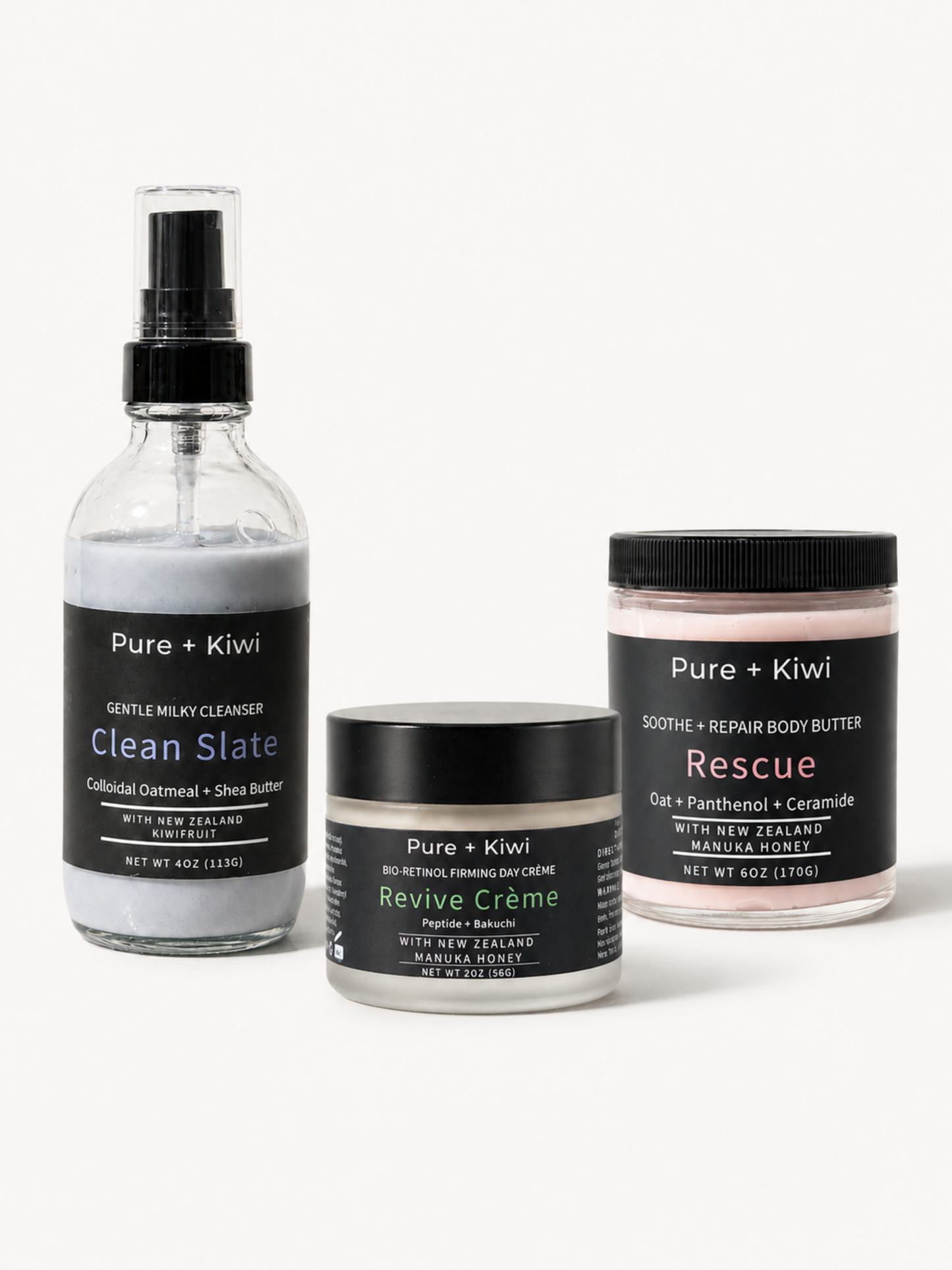 Sensitive Skin Starter Set (Cleanse + Moisturize + Soothe)