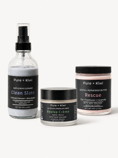 Sensitive Skin Starter Set (Cleanse + Moisturize + Soothe)