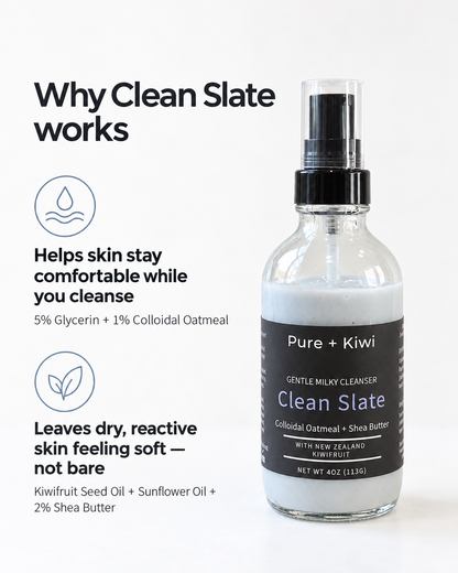 Clean Slate - Cream Cleanser for Dry + Sensitive Skin