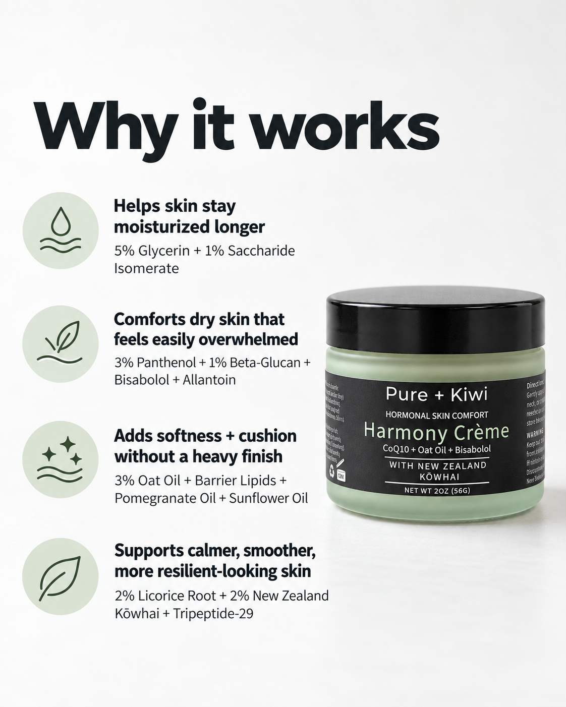 Harmony Crème - Rich Moisturizer for Dry + Changing Skin